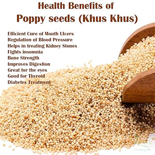 Khas Khas, Popy Seeds.